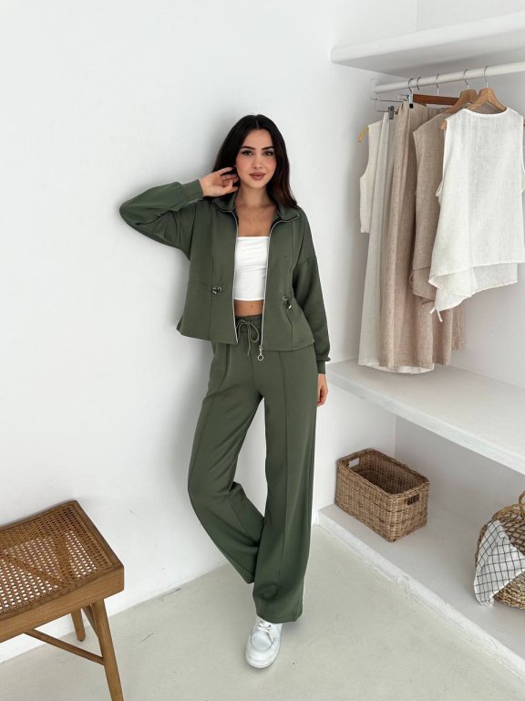 تريننج  tugo اخضر سادة جكيت رباط  كود  000000179