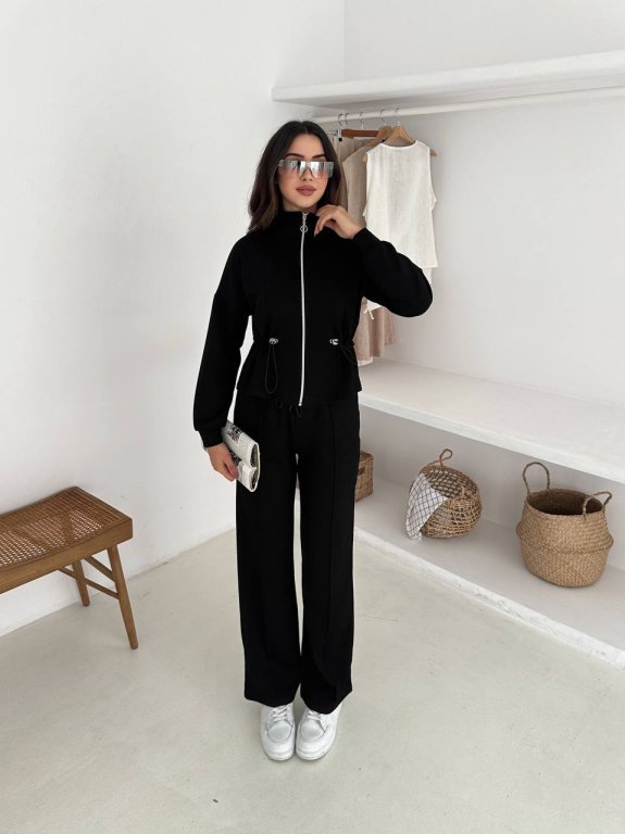 تريننج  tugo اسود سادة جكيت رباط  كود 000000180