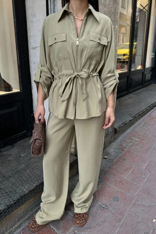 طقم Rub  لون فستقي كود 000201