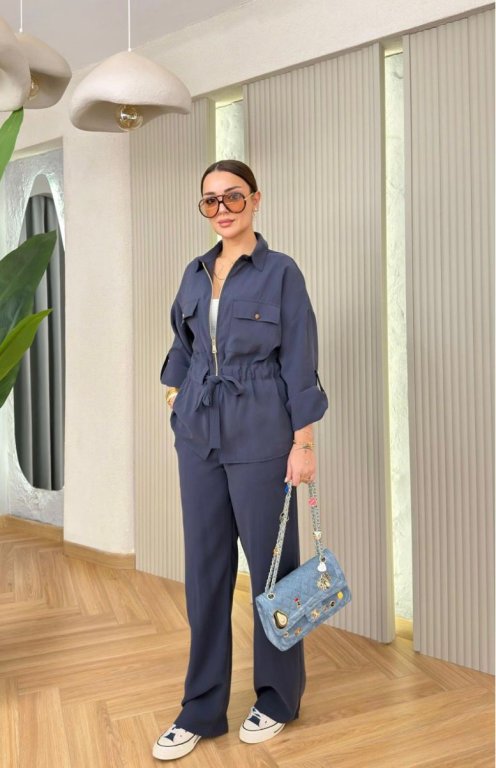 طقم Rub  لون كحلي  كود 000232